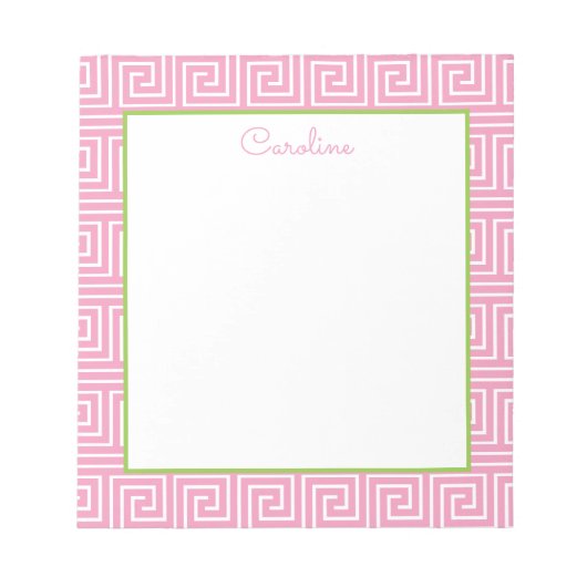 Griechischer Personalisierter Notepad Notizblock (Vorderseite)