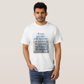 Griechischer Philosoph Heraclitus River Zitat T-Shirt (Vorne ganz)