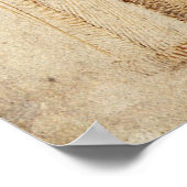 Griechischer Philosoph mit menschlichem Schädel vo Poster (Ecke)