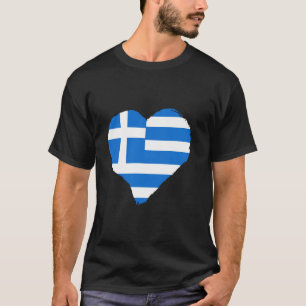 Griechischer Pride Heart Hellenes Griechischer Roo T-Shirt