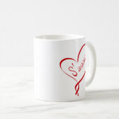 Griechischer S'agapo Becher "Ich liebe Dich" Kaffeetasse (VorderseiteRechts)