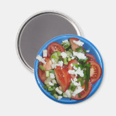 Griechischer Salat Magnet (Vorderseite/Rückseite)