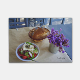 Griechischer Salat Post-it Klebezettel