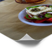 Griechischer Salat Poster (Ecke)