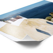 griechischer Santorini-Druck Fotodruck (Ecke)