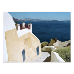 griechischer Santorini-Druck Fotodruck