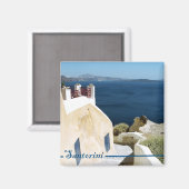 griechischer Santorinmagnet Magnet (Vorderseite/Rückseite)