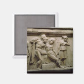 Griechischer Sarcophagus mit einer Szene, die die  Magnet (Vorderseite/Rückseite)