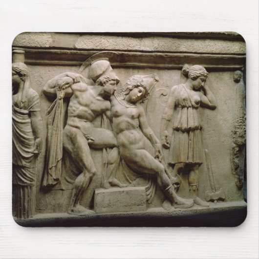 Griechischer Sarkophag mit einer Szene, die den Mousepad (Vorne)