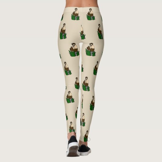 Griechischer Satyr God Pan Leggings (Rückseite)
