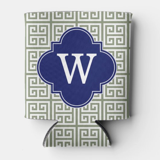 Griechischer Schlüssel Dosenkühler (Vorderseite)