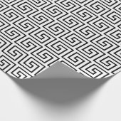 Griechischer Schlüssel Geschenkpapier (Ecke)