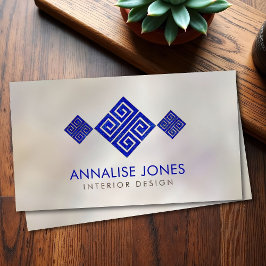 Griechischer Schlüssel - griechischer Mäander - La Visitenkarte