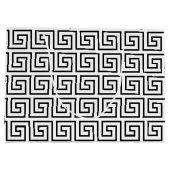 Griechischer Schlüssel Große Geschenktüte (Rückseite)