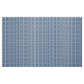Griechischer Schlüssel, Marineblau und Weiß Stoff (Fat Quarter (45,7 x 55,9 cm))