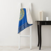 Griechischer Schlüssel mit böser Schutzdecke Sherpadecke (Beispiel)