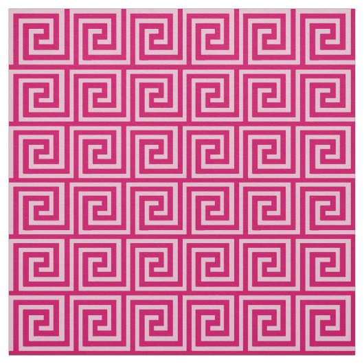 Griechischer Schlüssel, pinkfarben und hellrosa Stoff (Muster)