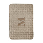 Griechischer Schlüssel, Tauptöne Badematte (Vorderseite Vertikal)