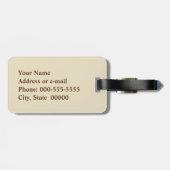 Griechischer Schlüssel, Tauptöne Gepäckanhänger (Rückseite horizontal)