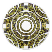 Griechischer Schlüsselanhänger für geometrische Sy Keramikknauf (Vorderseite)