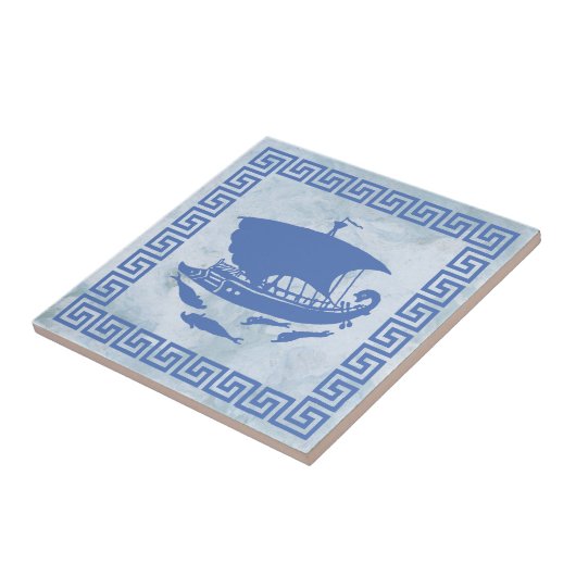 Griechischer Schlüsselentwurf Fliese (Seite)