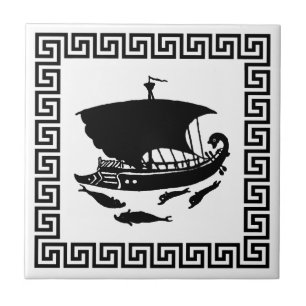 Griechischer Schlüsselentwurf Fliese