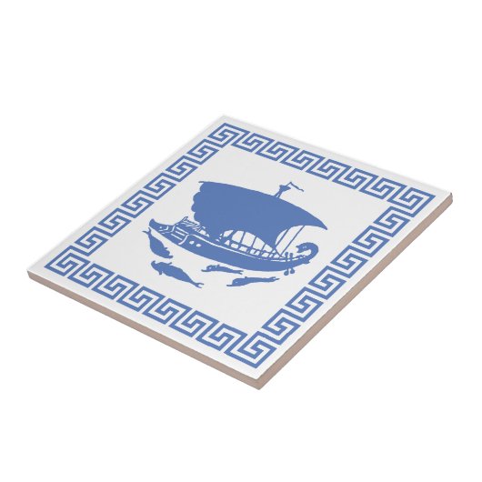 Griechischer Schlüsselentwurf Fliese (Seite)