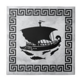 Griechischer Schlüsselentwurf Fliese (Vorderseite)