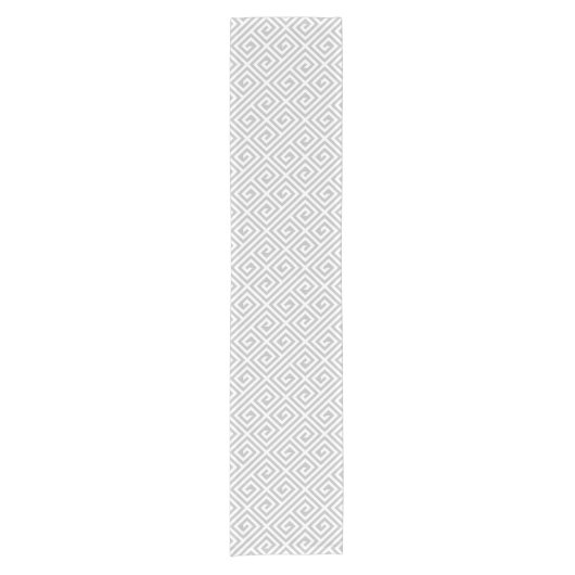 Griechischer Schlüsselmuster-kundenspezifischer Kurzer Tischläufer (Vorderseite)