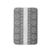 Griechischer schwarzer Marmor Badematte (Vorderseite Vertikal)