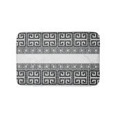 Griechischer schwarzer Marmor Badematte (Vorderseite)