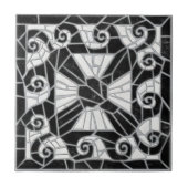 Griechischer schwarzer Marmor Fliese (Vorderseite)