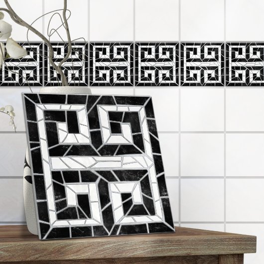 Griechischer schwarzer Marmor Fliese