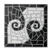 Griechischer schwarzer Marmor Fliese (Vorderseite)