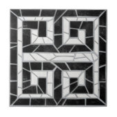 Griechischer schwarzer Marmor Fliese (Vorderseite)