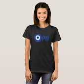 Griechischer Sonnenpriester OPA Evil Eye Hellas Gr T-Shirt (Vorne ganz)