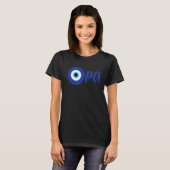 Griechischer Sonnenpriester OPA Evil Eye Hellas Gr T-Shirt (Vorne ganz)