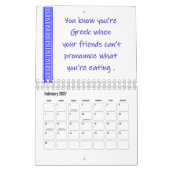 griechischer Spaß-Kalender 2026 Kalender (Feb 2027)