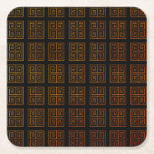 griechischer Stil Rechteckiger Pappuntersetzer (Vorderseite)