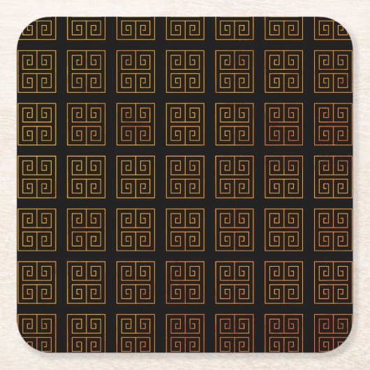 griechischer Stil Rechteckiger Pappuntersetzer (Vorderseite)