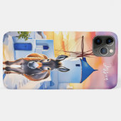 griechischer Stil Windmühle und Personalisierter N Case-Mate iPhone Hülle (Rückseite (Horizontal))