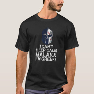 Griechischer Stolz Malaka Griechischer Spartaner H T-Shirt