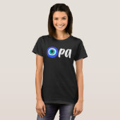 Griechischer Stolz OPA Evil Eye Hellas Griechenlan T-Shirt (Vorne ganz)