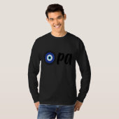 Griechischer Stolz Opa Griechischer Schlüssel Hell T-Shirt (Vorne ganz)