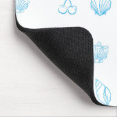 Griechischer Strand Minimalist Mousepad (Ecke)