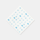 Griechischer Strand Minimalist Serviette (Ecke)