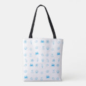 Griechischer Strand Minimalist Tasche (Rückseite)