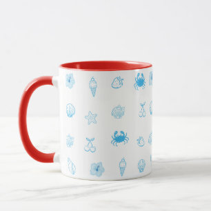 Griechischer Strand Minimalist Tasse