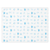 Griechischer Strand Minimalist Tischdecke (Vorderseite (Horizontal))