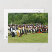 Griechischer Tanz Postkarte (Vorne/Hinten)